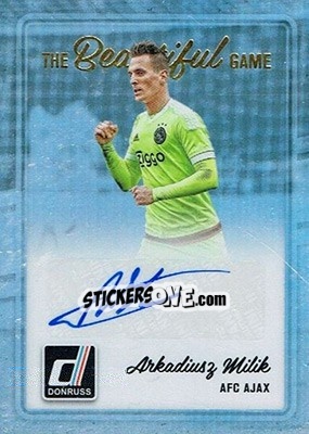 Sticker Arkadiusz Milik - Donruss Soccer 2016-2017 n. BG-04 - Panini