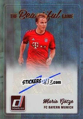 Sticker Mario Gotze - Donruss Soccer 2016-2017 n. BG-09 - Panini