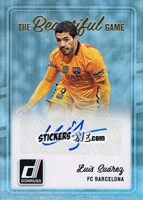 Sticker Luis Suarez - Donruss Soccer 2016-2017 n. BG-14 - Panini