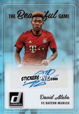 Sticker David Alaba - Donruss Soccer 2016-2017 n. BG-17 - Panini