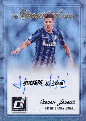 Sticker Stevan Jovetic - Donruss Soccer 2016-2017 n. BG-25 - Panini