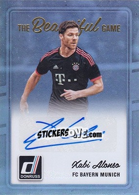 Figurina Xabi Alonso - Donruss Soccer 2016-2017 - Panini