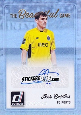 Sticker Iker Casillas - Donruss Soccer 2016-2017 n. BG-33 - Panini