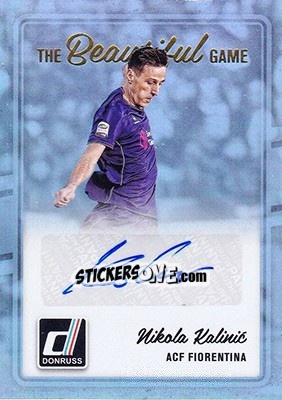 Sticker Nikola Kalinic - Donruss Soccer 2016-2017 n. BG-43 - Panini
