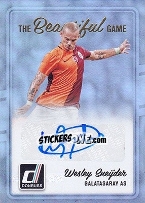 Figurina Wesley Sneijder - Donruss Soccer 2016-2017 - Panini