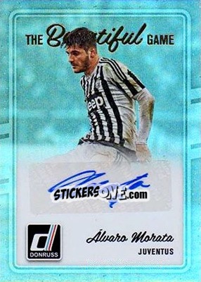 Sticker Alvaro Morata - Donruss Soccer 2016-2017 n. BG-53 - Panini
