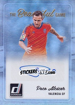 Sticker Paco Alcacer - Donruss Soccer 2016-2017 n. BG-58 - Panini