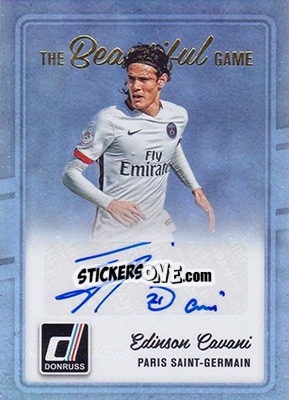 Sticker Edinson Cavani - Donruss Soccer 2016-2017 n. BG-61 - Panini