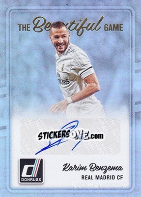 Sticker Karim Benzema - Donruss Soccer 2016-2017 n. BG-70 - Panini