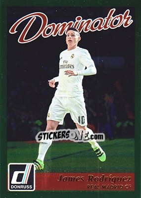 Sticker James Rodriguez - Donruss Soccer 2016-2017 n. D-05 - Panini
