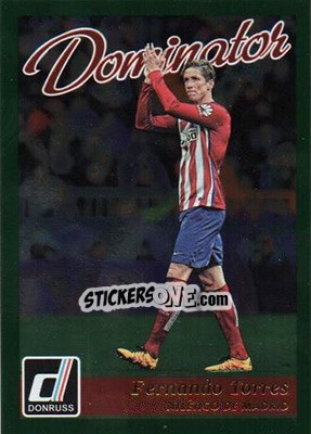 Sticker Fernando Torres - Donruss Soccer 2016-2017 n. D-08 - Panini