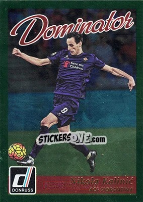 Sticker Nikola Kalinic - Donruss Soccer 2016-2017 n. D-09 - Panini