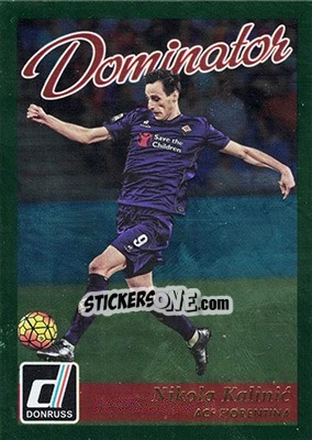 Sticker Nikola Kalinic - Donruss Soccer 2016-2017 - Panini