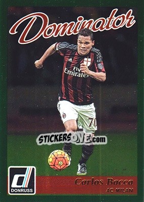 Sticker Carlos Bacca - Donruss Soccer 2016-2017 n. D-10 - Panini