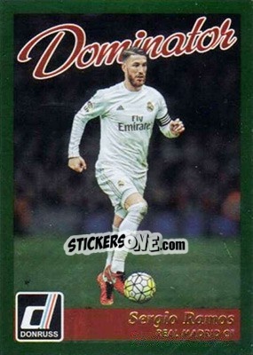 Sticker Sergio Ramos - Donruss Soccer 2016-2017 n. D-11 - Panini