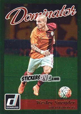Sticker Wesley Sneijder - Donruss Soccer 2016-2017 n. D-15 - Panini