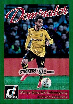 Sticker Pierre-Emerick Aubameyang - Donruss Soccer 2016-2017 n. D-18 - Panini