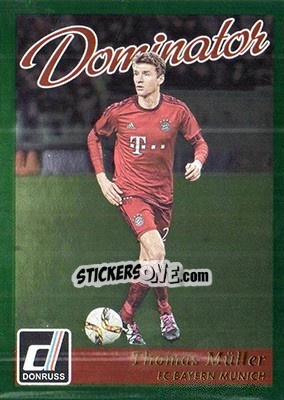 Sticker Thomas Muller - Donruss Soccer 2016-2017 n. D-24 - Panini