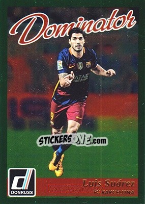 Sticker Luis Suarez - Donruss Soccer 2016-2017 n. D-35 - Panini