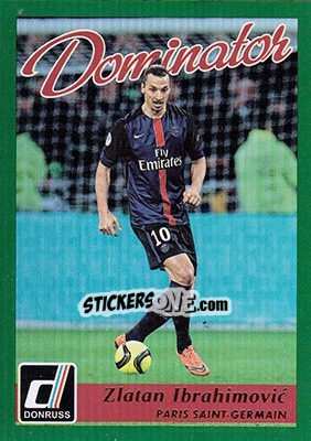 Sticker Zlatan Ibrahimovic - Donruss Soccer 2016-2017 n. D-37 - Panini