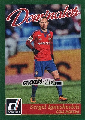Sticker Sergei Ignashevich - Donruss Soccer 2016-2017 - Panini
