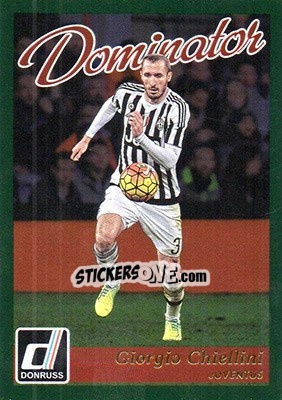 Sticker Giorgio Chiellini - Donruss Soccer 2016-2017 - Panini