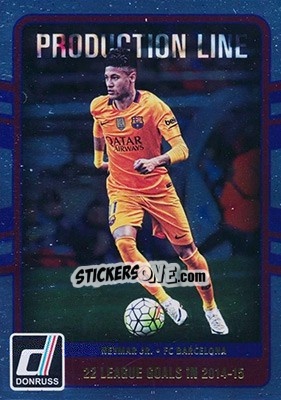 Sticker Neymar Jr. - Donruss Soccer 2016-2017 - Panini