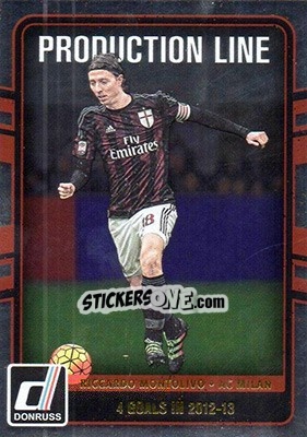 Figurina Riccardo Montolivo - Donruss Soccer 2016-2017 n. PL-07 - Panini