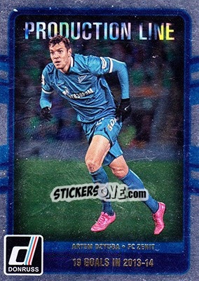 Sticker Artem Dzyuba - Donruss Soccer 2016-2017 n. PL-09 - Panini