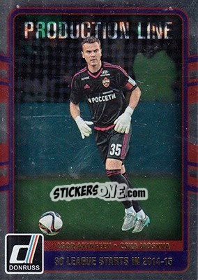Sticker Igor Akinfeev - Donruss Soccer 2016-2017 n. PL-12 - Panini