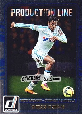 Sticker Michy Batshuayi - Donruss Soccer 2016-2017 n. PL-16 - Panini