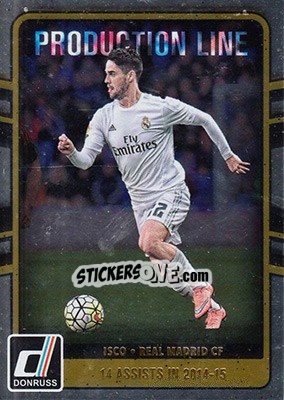 Sticker Isco - Donruss Soccer 2016-2017 n. PL-20 - Panini