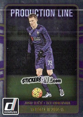 Sticker Josip Ilicic - Donruss Soccer 2016-2017 n. PL-21 - Panini