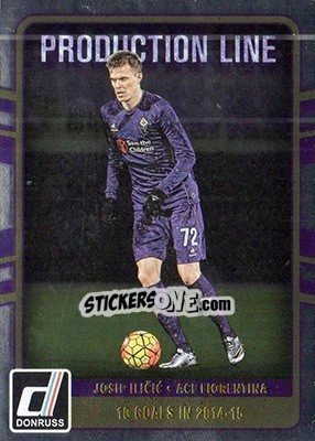 Sticker Josip Ilicic - Donruss Soccer 2016-2017 - Panini