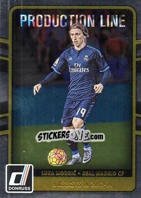 Sticker Luka Modric - Donruss Soccer 2016-2017 - Panini