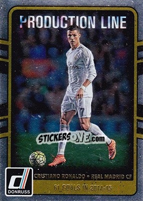 Sticker Cristiano Ronaldo - Donruss Soccer 2016-2017 n. PL-33 - Panini