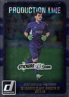 Sticker Iker Casillas - Donruss Soccer 2016-2017 n. PL-37 - Panini