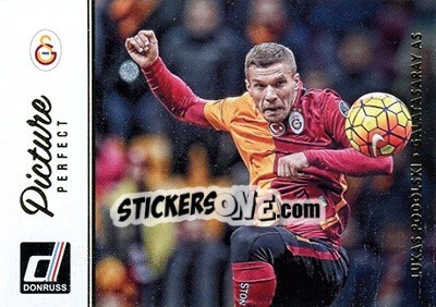 Sticker Lukas Podolski - Donruss Soccer 2016-2017 n. PP-02 - Panini