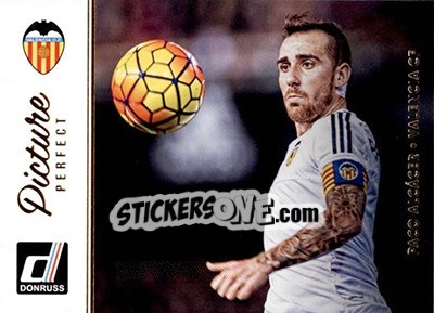 Sticker Paco Alcacer - Donruss Soccer 2016-2017 n. PP-26 - Panini