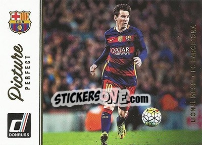 Sticker Lionel Messi - Donruss Soccer 2016-2017 n. PP-48 - Panini
