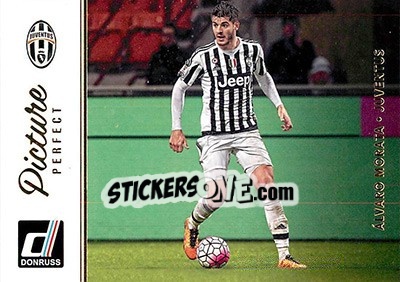 Sticker Alvaro Morata - Donruss Soccer 2016-2017 n. PP-49 - Panini