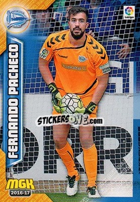 Sticker Fernando Pacheco - Liga 2016-2017. Megacracks - Panini