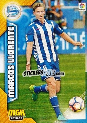 Sticker Marcos Llorente - Liga 2016-2017. Megacracks n. 10 - Panini