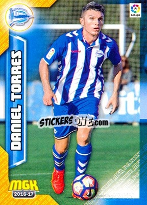 Sticker Daniel Torres - Liga 2016-2017. Megacracks - Panini