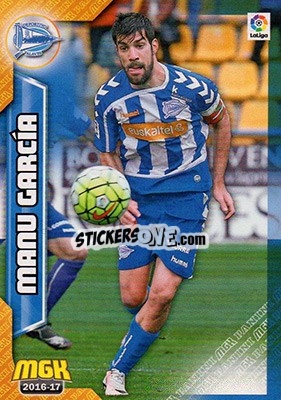 Sticker Manu García - Liga 2016-2017. Megacracks - Panini