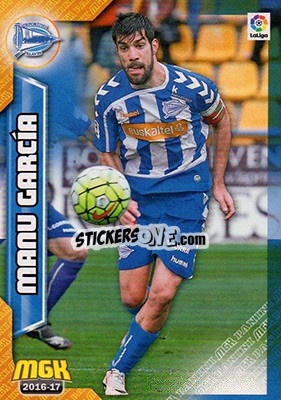 Figurina Manu García - Liga 2016-2017. Megacracks - Panini