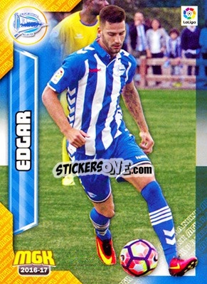 Sticker Edgar - Liga 2016-2017. Megacracks n. 16 - Panini