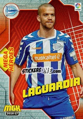 Sticker Laguardia - Liga 2016-2017. Megacracks n. 25 - Panini