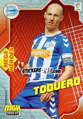Sticker Toquero - Liga 2016-2017. Megacracks - Panini