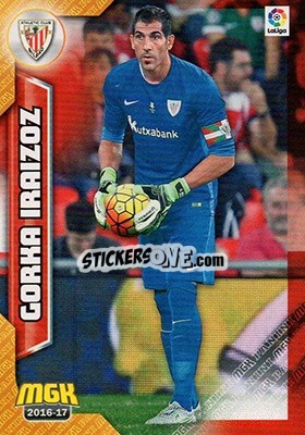 Sticker Gorka Iraizoz - Liga 2016-2017. Megacracks - Panini